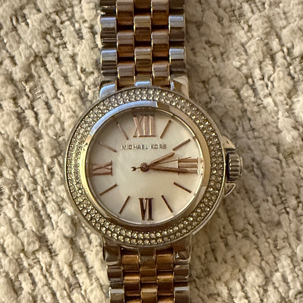 Michael Kors Silver and Gold Women's Watch
